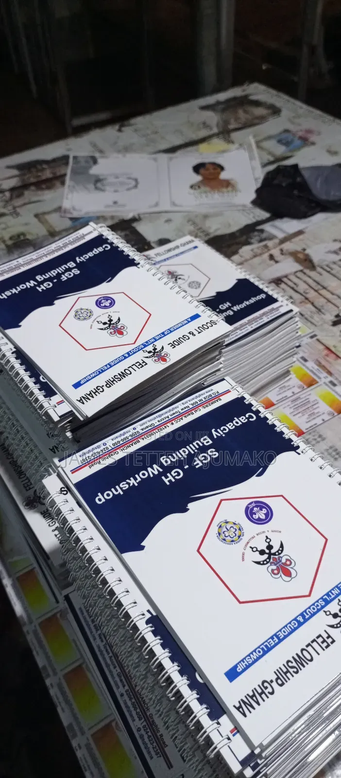 Notepad, Calendar, Receipt And Invoices