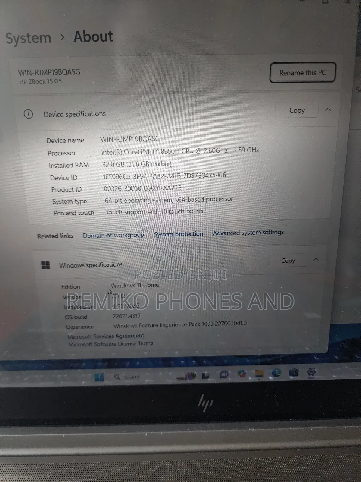 Laptop HP ZBook 15u G5 32GB Intel Core I7 SSD 512GB