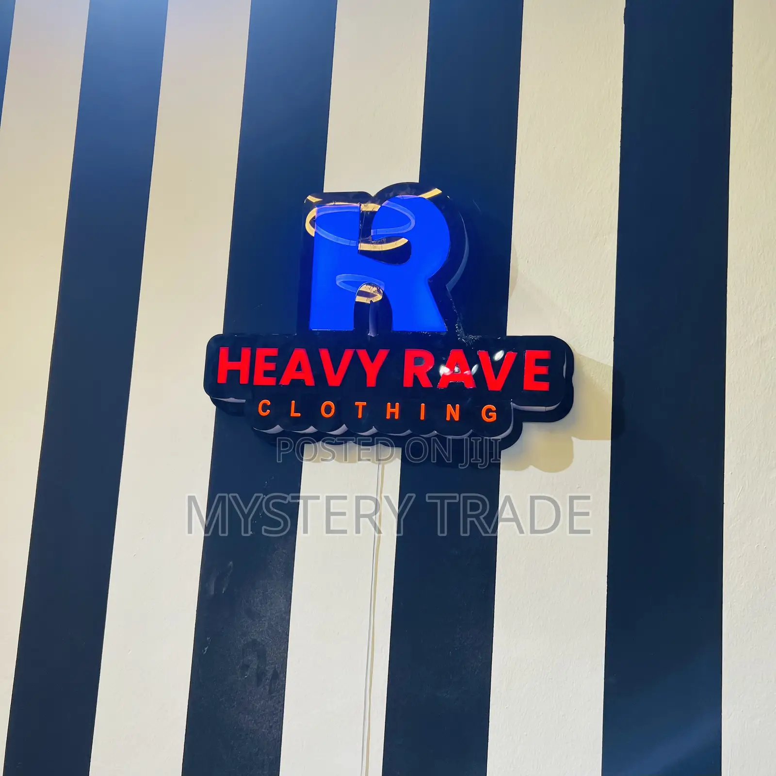3d Indoor Signage for Heavy Rave Clothing