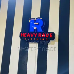 3d Indoor Signage for Heavy Rave Clothing