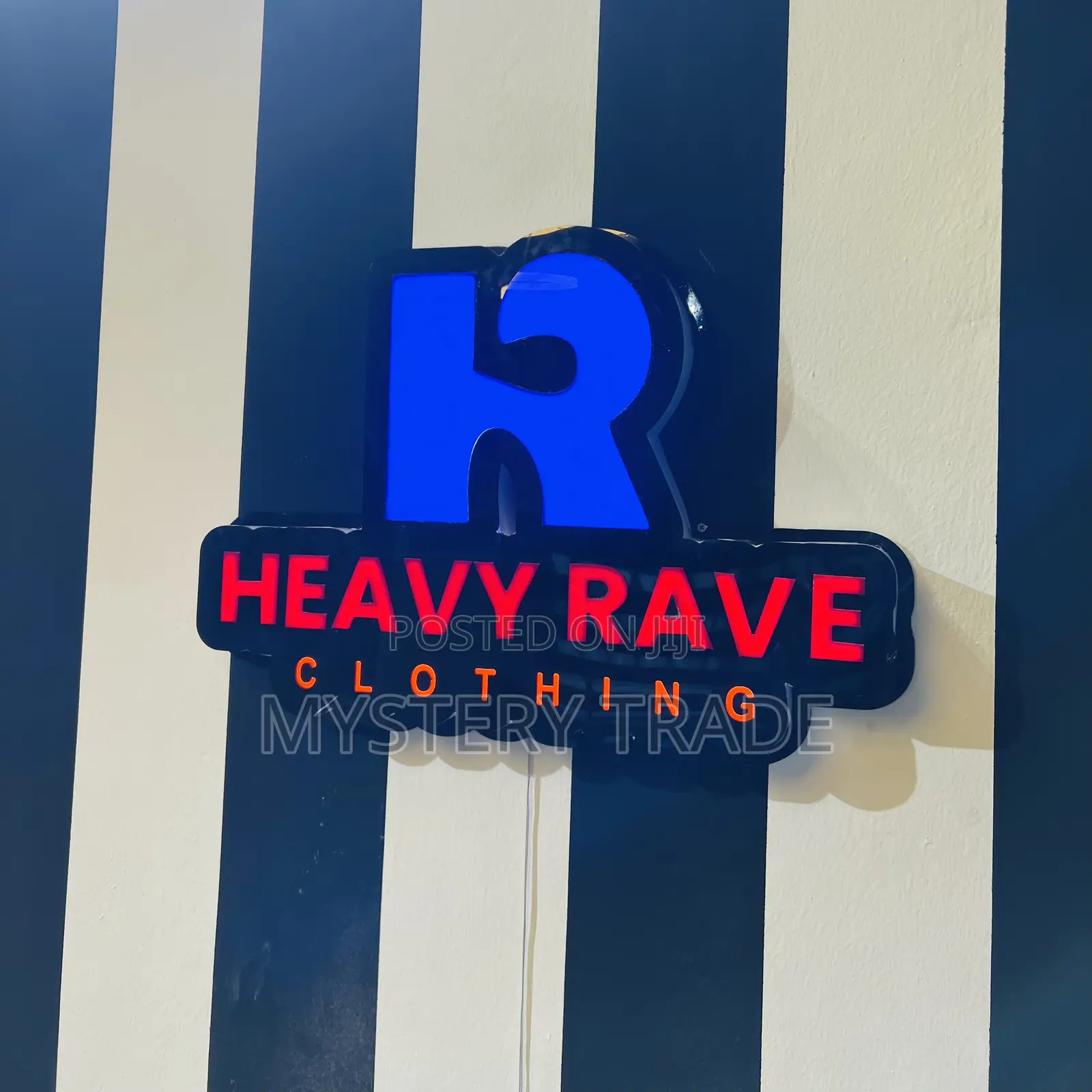 3d Indoor Signage for Heavy Rave Clothing