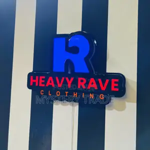 3d Indoor Signage for Heavy Rave Clothing