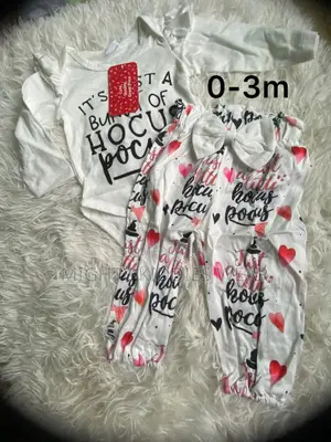 Baby Girls 2pcs Outfit Age 0-3m