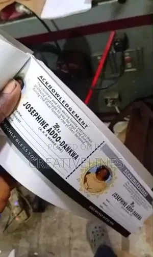 Customised Funeral Ticket