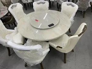 High Quality Modern 6 Seater Marble Dining Table