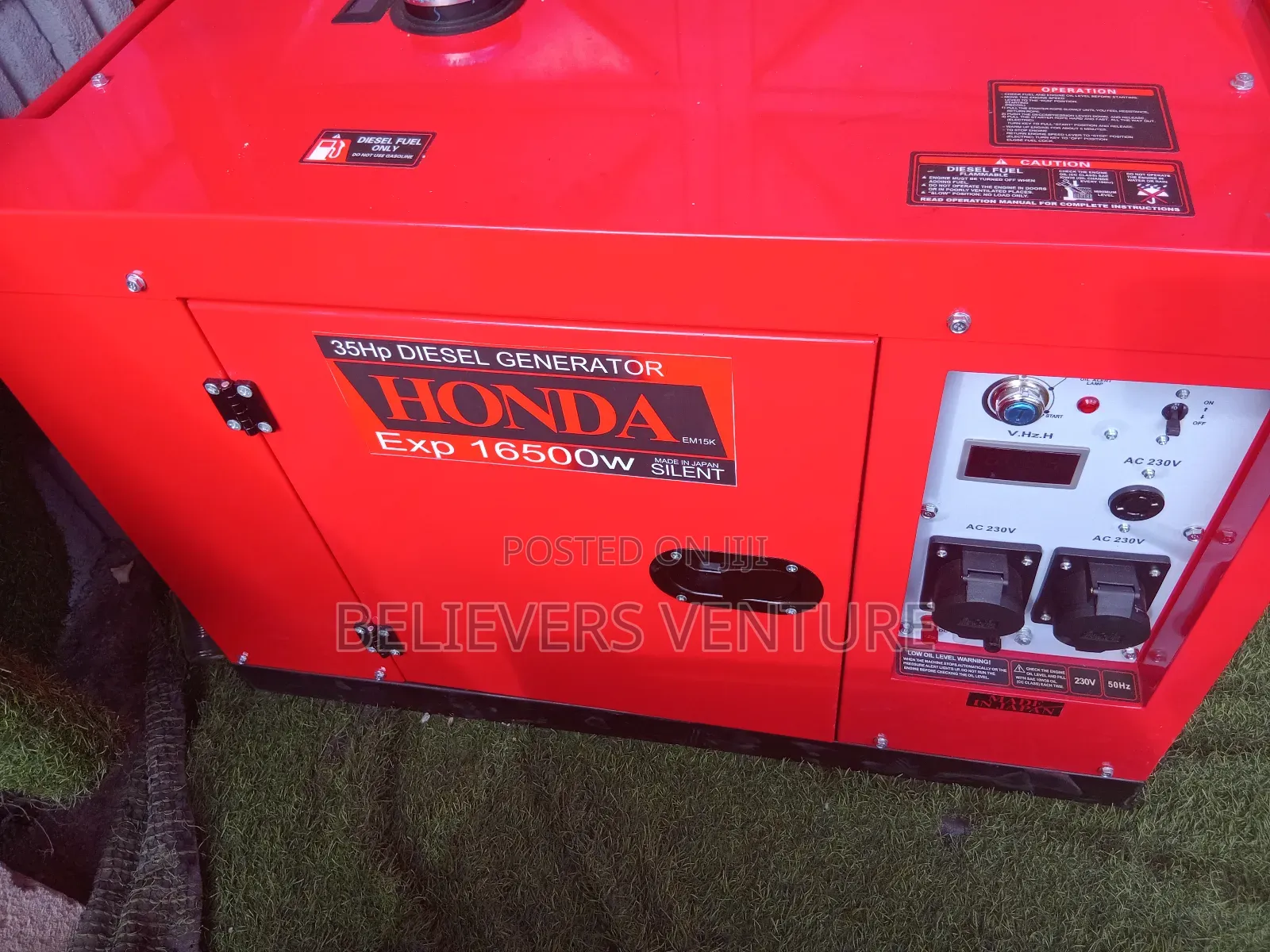 User-Friendly Electric Remote Control 15kva Generator Honda