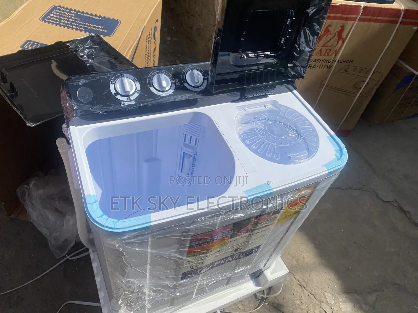Stimulating Pearl 11kg Twin Tub Washing Machine Semi Auto