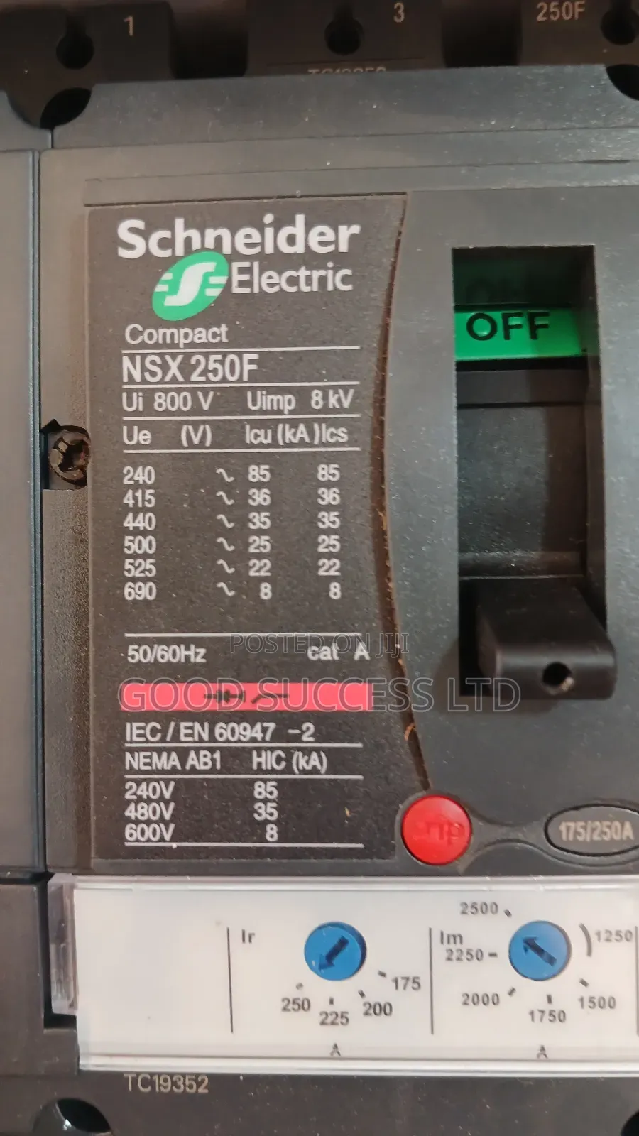 250a McCb Breaker