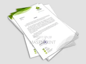 Letterhead Design Printing (Zeta Paper, 1realm=500 Sheets)