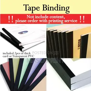 Tape Binding (With Light Green Cover)