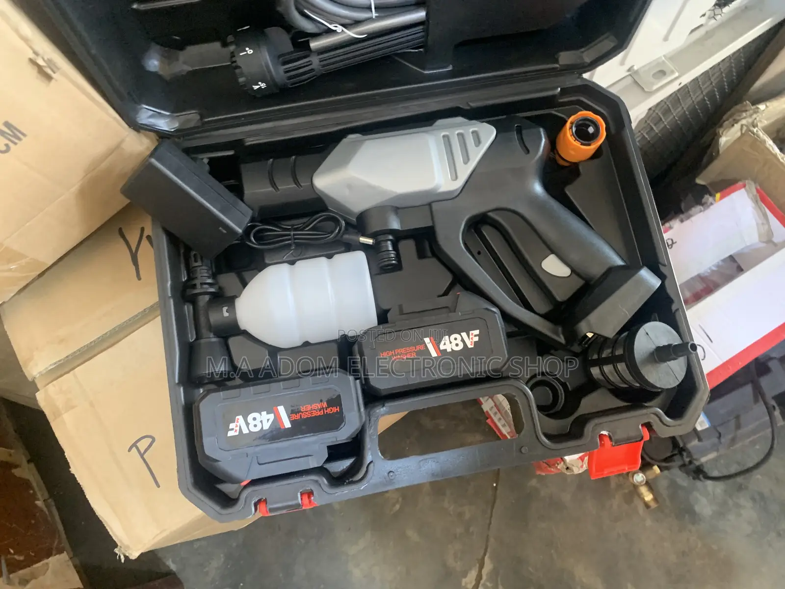 Handheld High Pressure Car Washer With Batteries