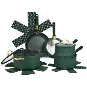 Thyme Table Granite 12-Piece Cookware Set Non-Stick