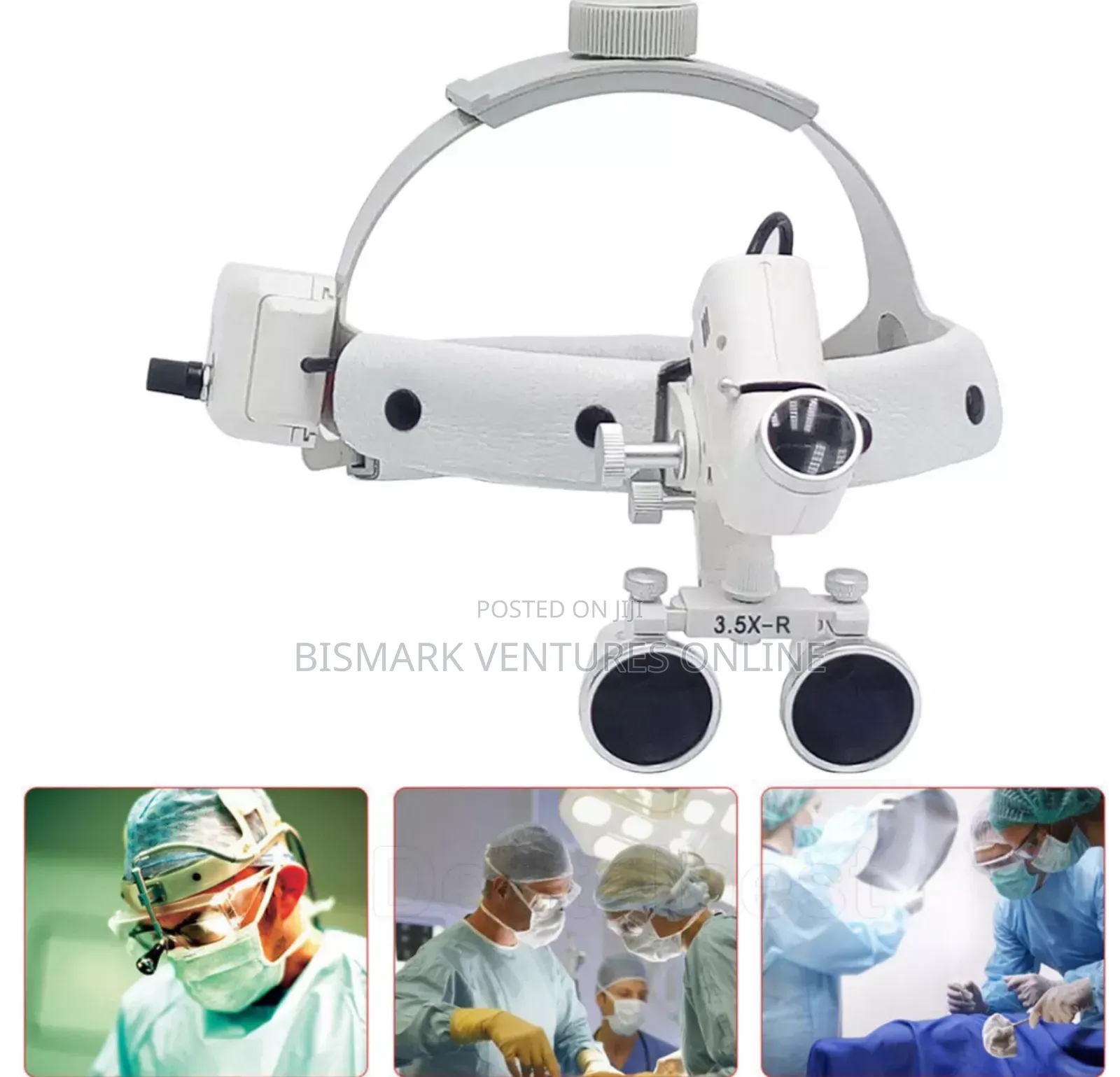 Dental 3.5x-420 Loupes Binocular Headband Medical Magnifier.