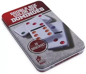 Double Six Colour Dots Dominoes