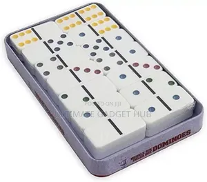 Double Six Colour Dots Dominoes