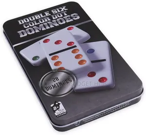 Double Six Colour Dots Dominoes