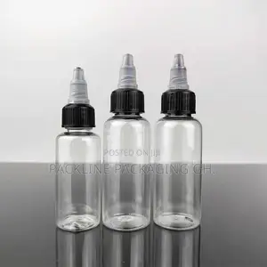 Transparent Pet Cosmetics Applicator Spray Plastic Bottles