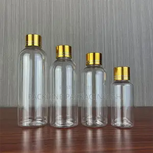 Transparent Pet Cosmetics Applicator Spray Plastic Bottles