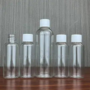 Transparent Pet Cosmetics Applicator Spray Plastic Bottles