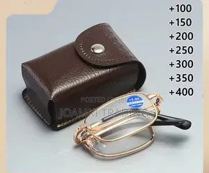 Presbyopia Anti Blue Light Reading, Metal Foldable Glasses.