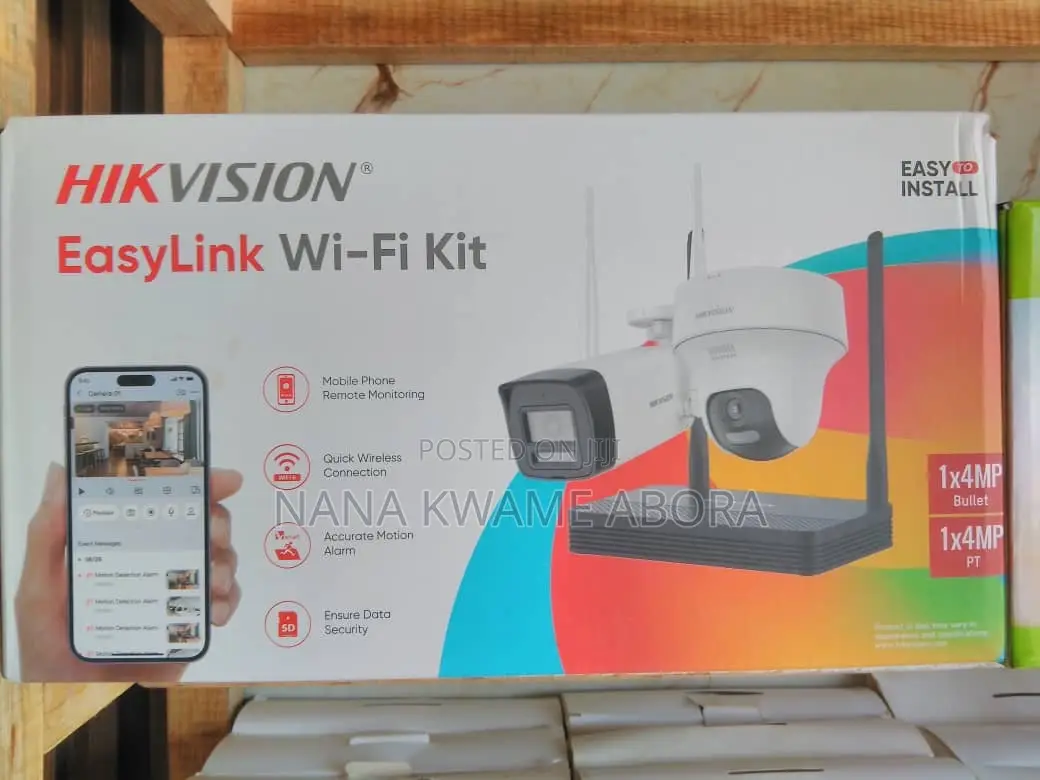 4mp Colorvu Ip CCTV Camera Wireless Kit
