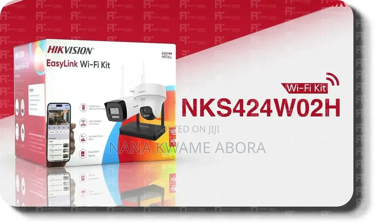 4mp Colorvu Ip CCTV Camera Wireless Kit