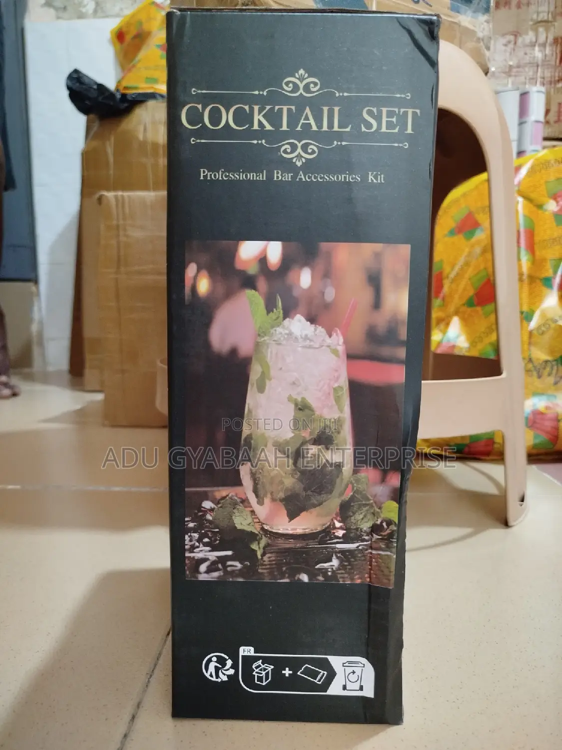Cocktail Shaker Kits (26pcs) + Cocktail Recipe Book