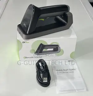 Zkteco 1d/2d Wireless Barcode and Qr Code Scanner With Base ZKB-203s
