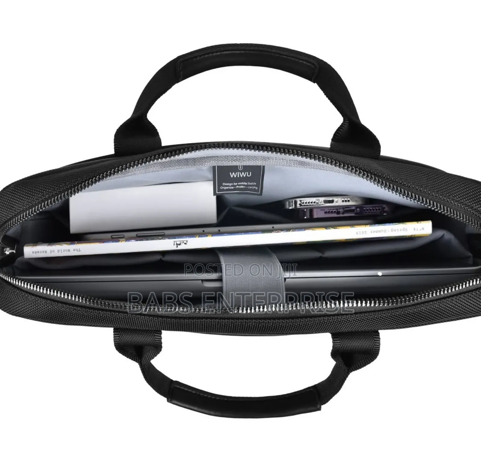 Wiwu Hali 13-14" Leather Notebook And Laptop Bag