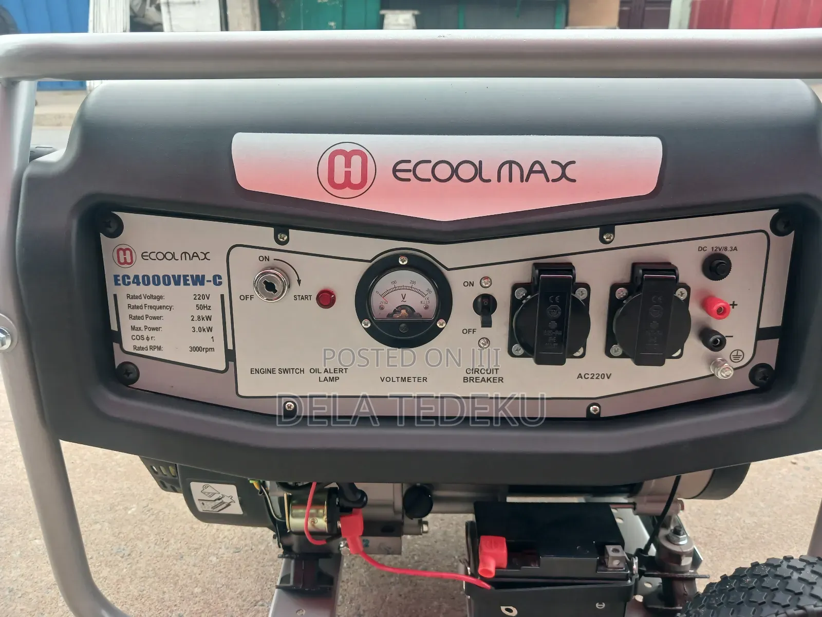 Ecoolmax 3.5kva Petrol Engine Generator/ at Caprice Bus Stop