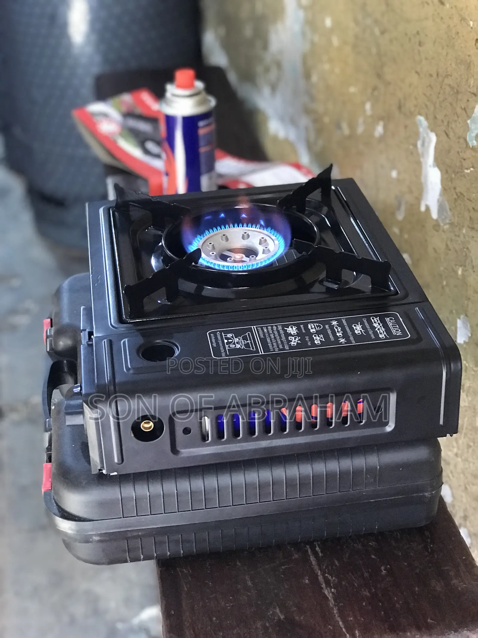 Portable Stove With 2 Portable Gas