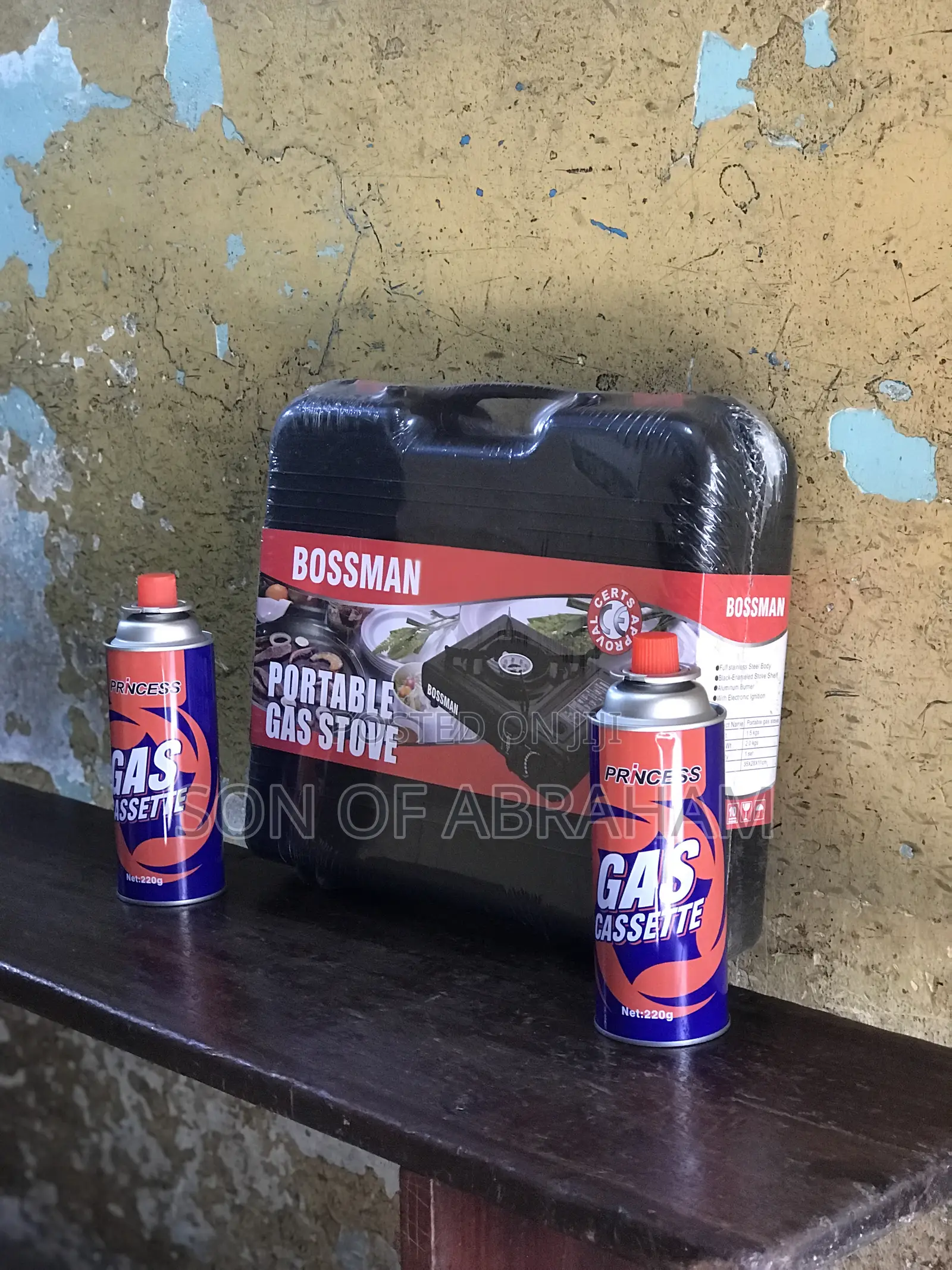 Portable Stove With 2 Portable Gas