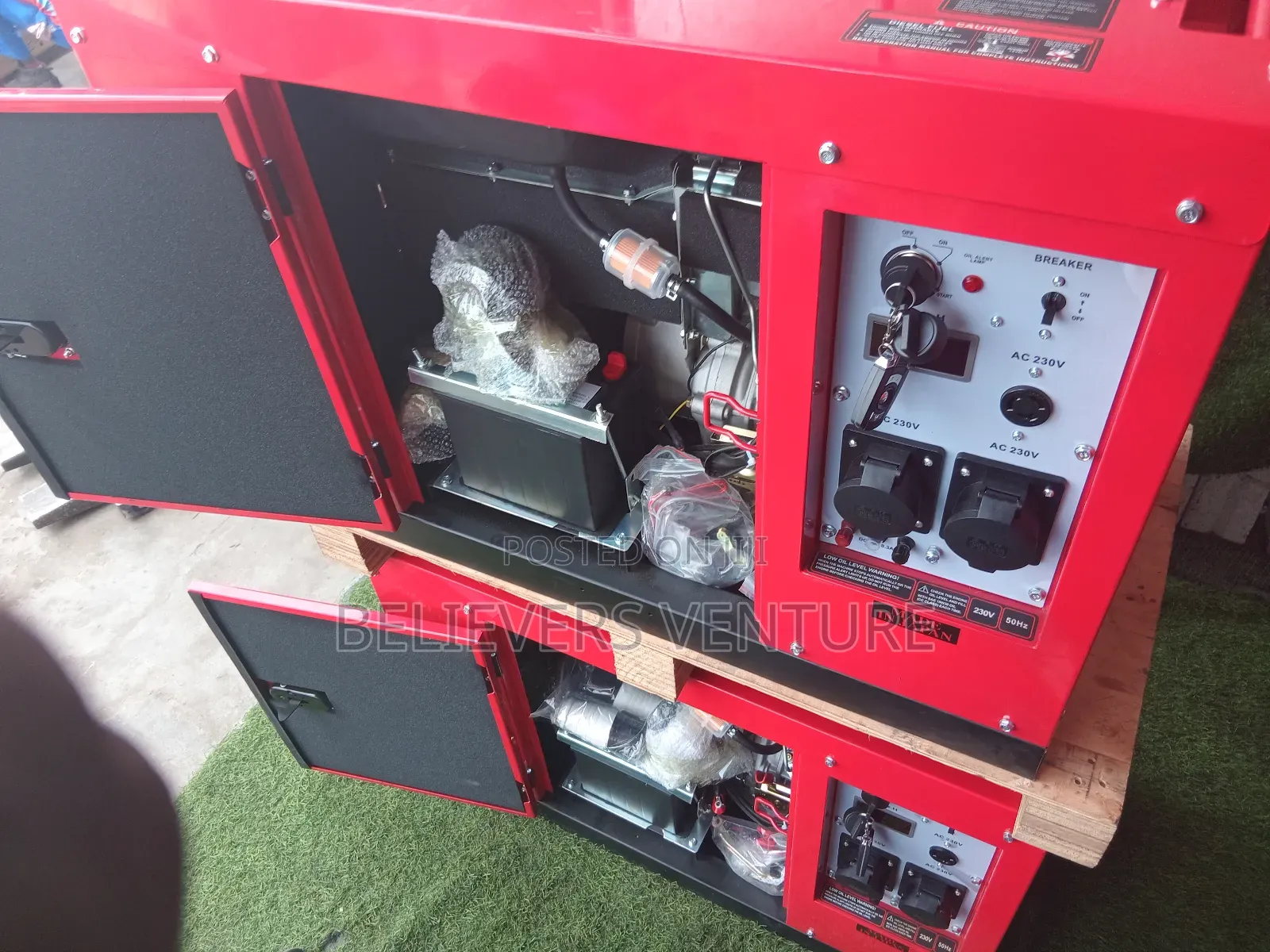 230v Massive Output Single Phase Generator Honda 15kva Gen