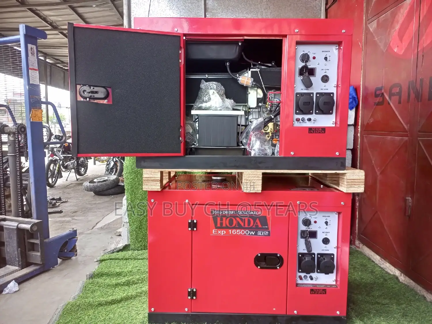 Power Max 15kvahonda Diesel Remote Control Generator