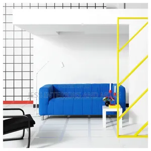 Sofa 3- Seater in Bold Blue