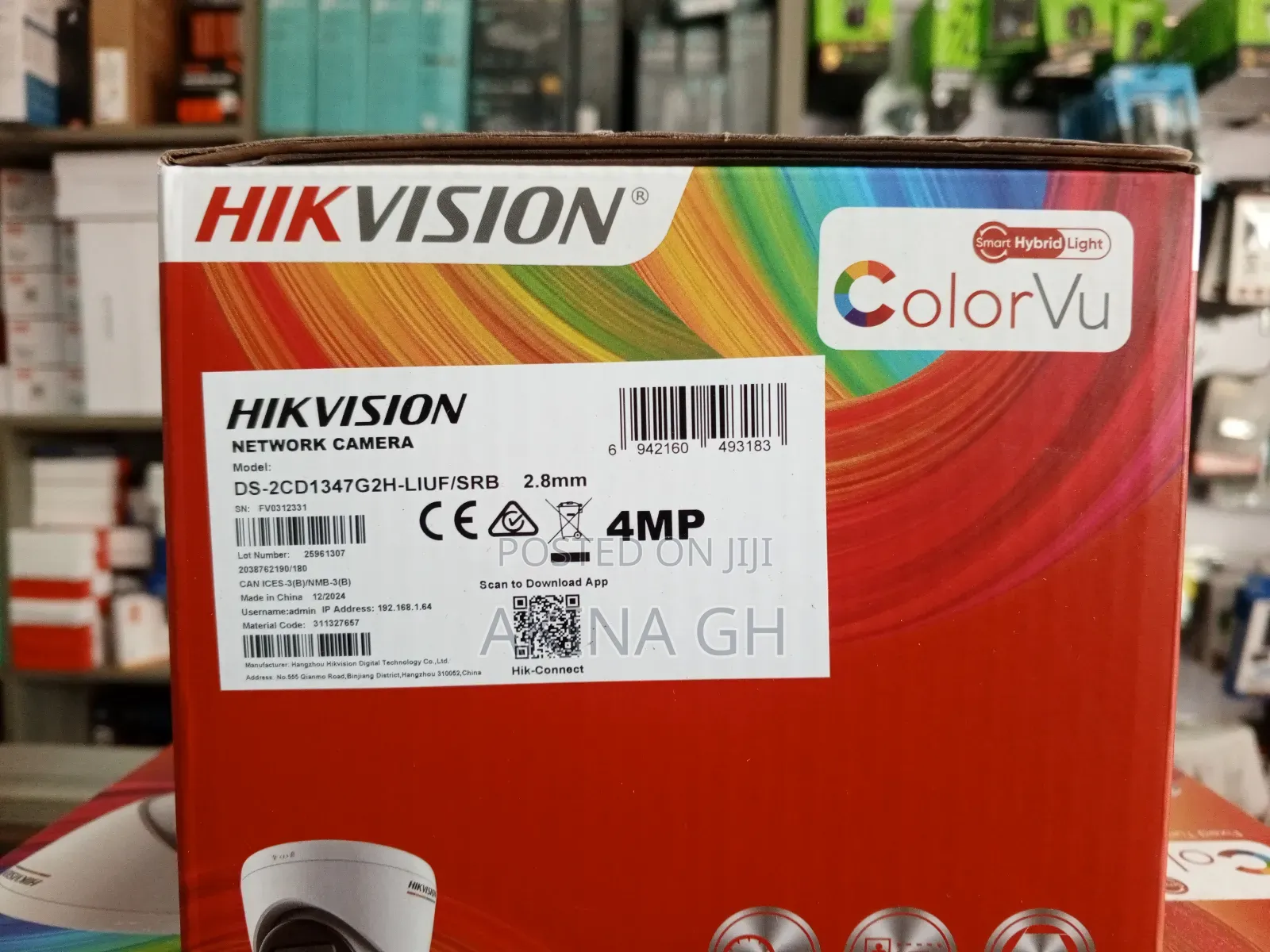Hikvision 4mp Ip Camera 2 Way Audio Ds-2cd1347g2h-Liuf/SRB