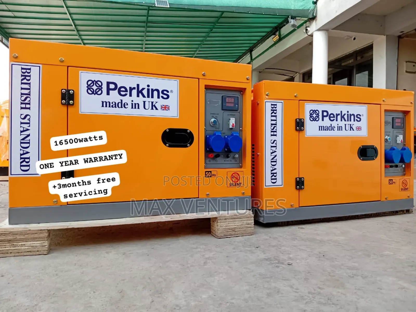 Perkins 15kva Brand New Standby Power System