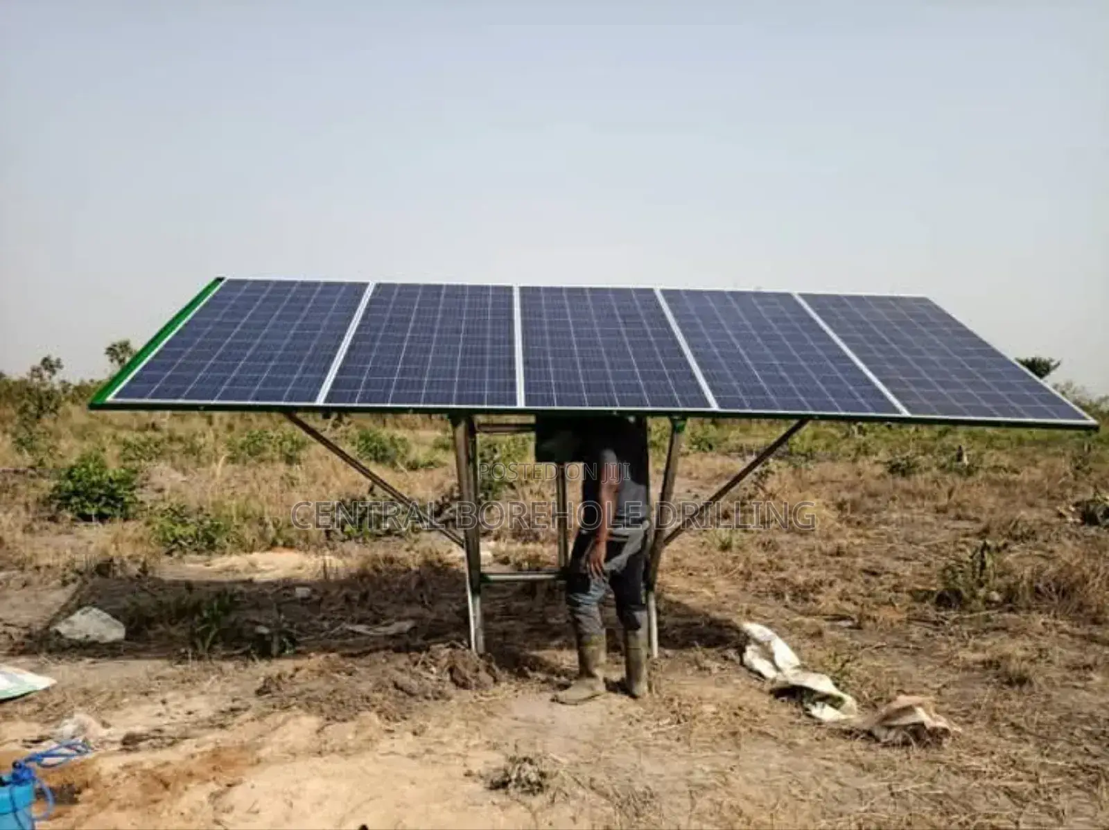 Borehole With Solar System Pump