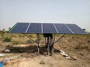 Borehole With Solar System Pump