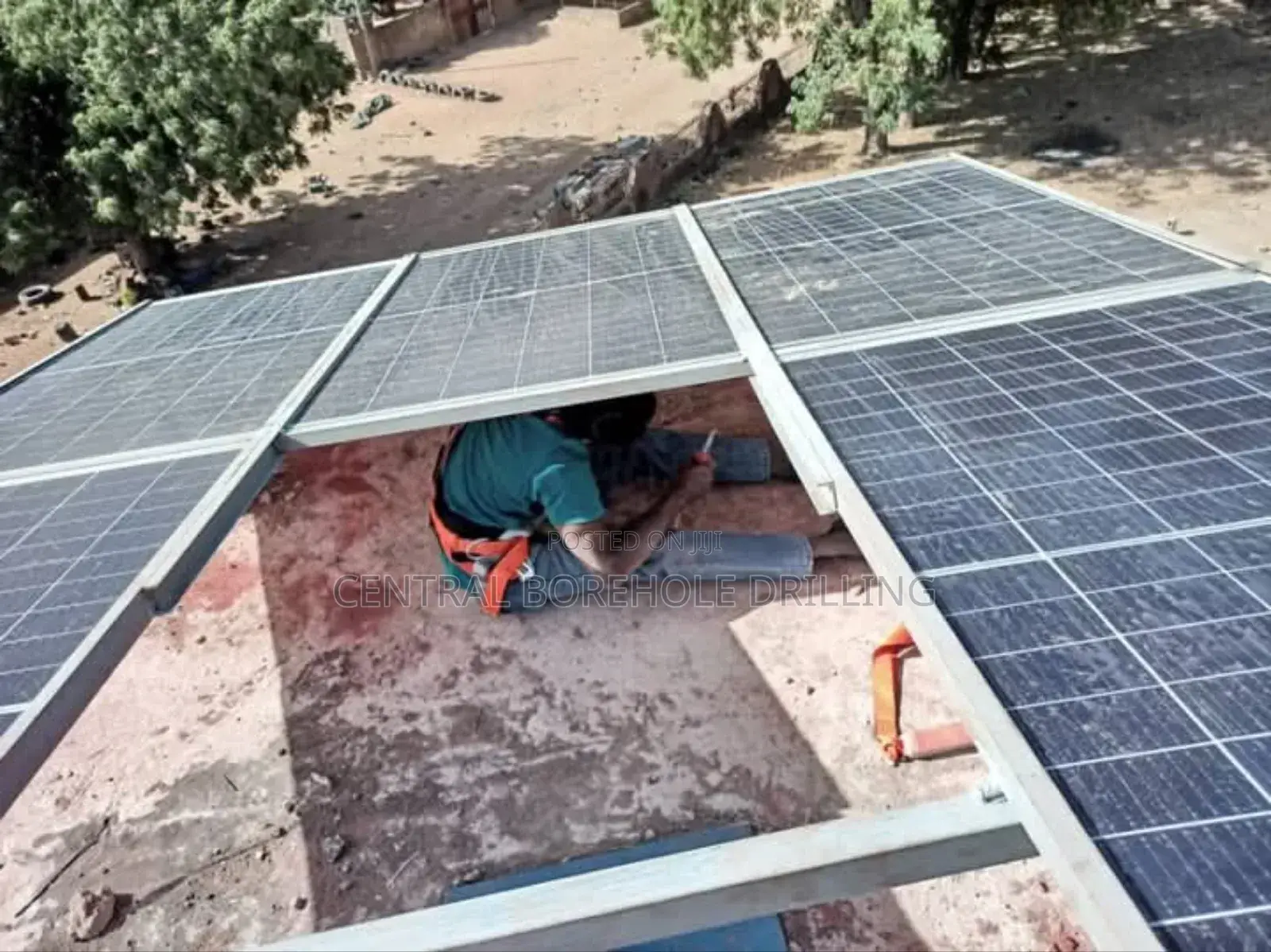 Borehole With Solar System Pump