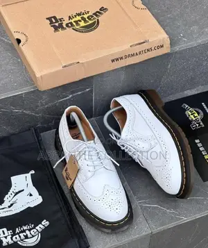 Authentic Dr Martens White Shoes