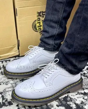 Authentic Dr Martens White Shoes