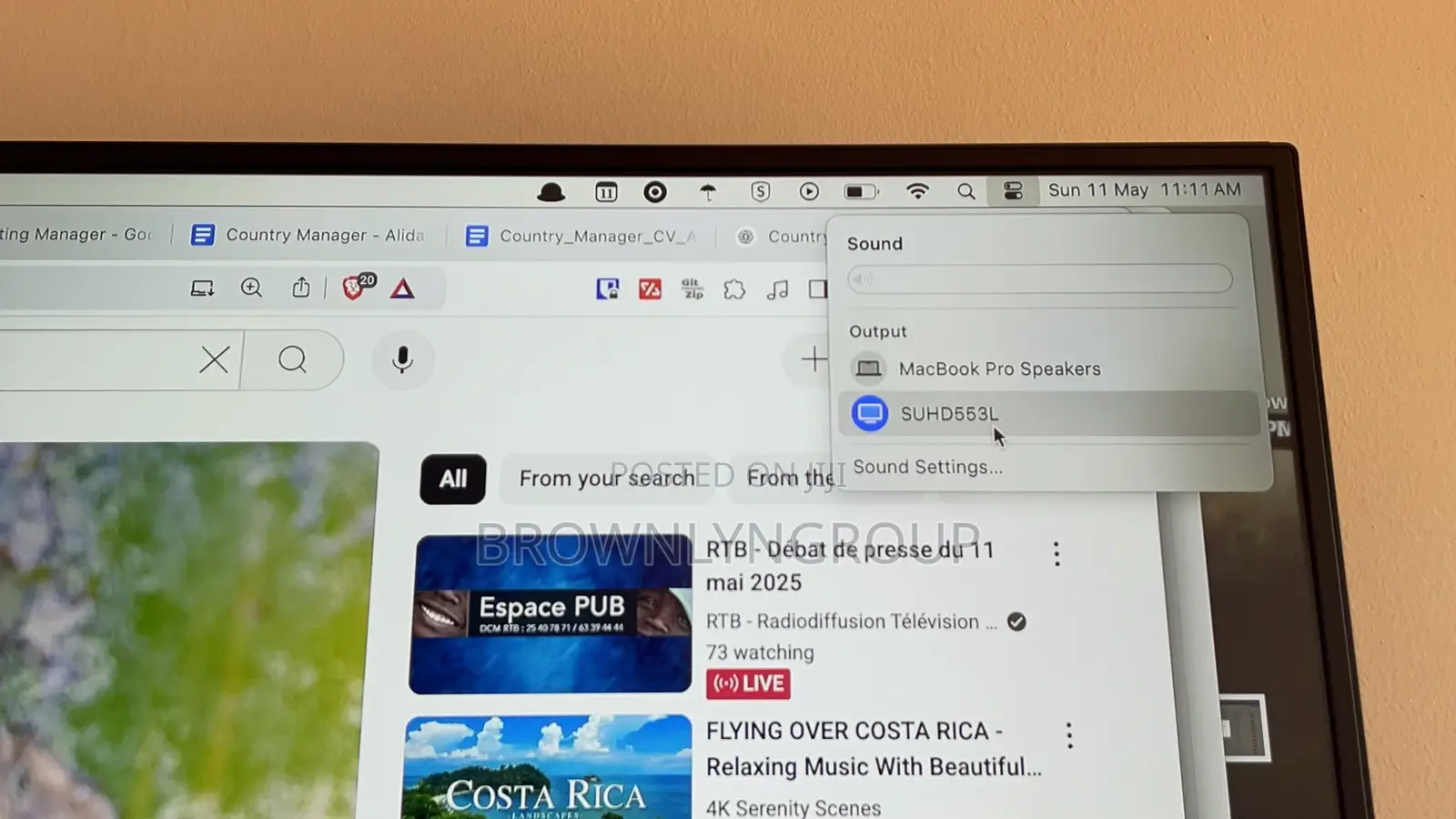 55” Monitor