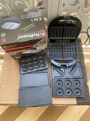 Premium Quality 6in1 Sandwich,Grill,Doughnut Waffle Maker