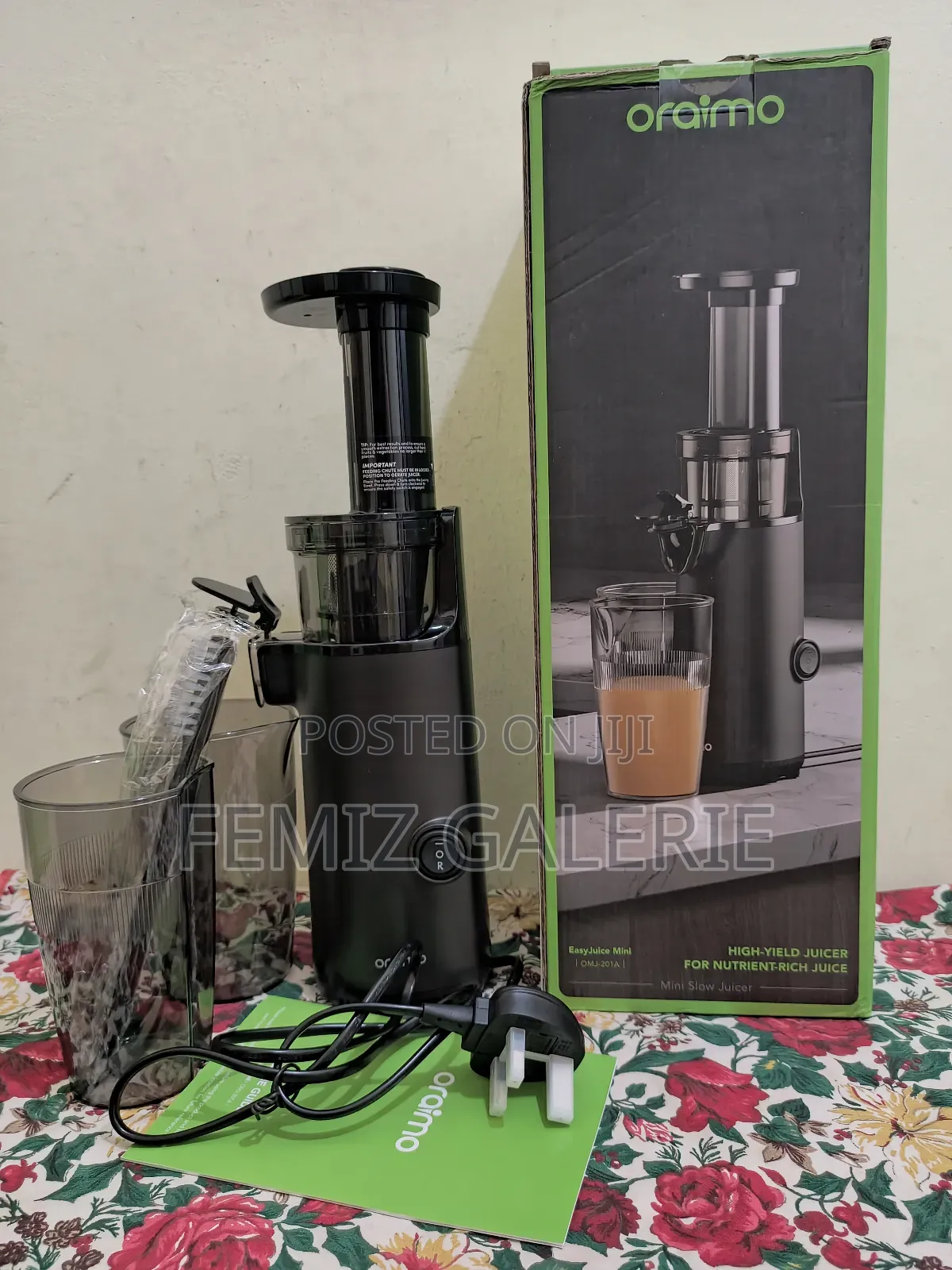Oraimo Easyjuice Mini Portable Slow Juicer