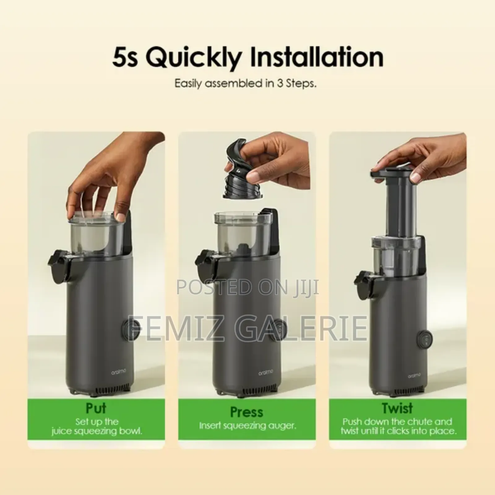 Oraimo Easyjuice Mini Portable Slow Juicer
