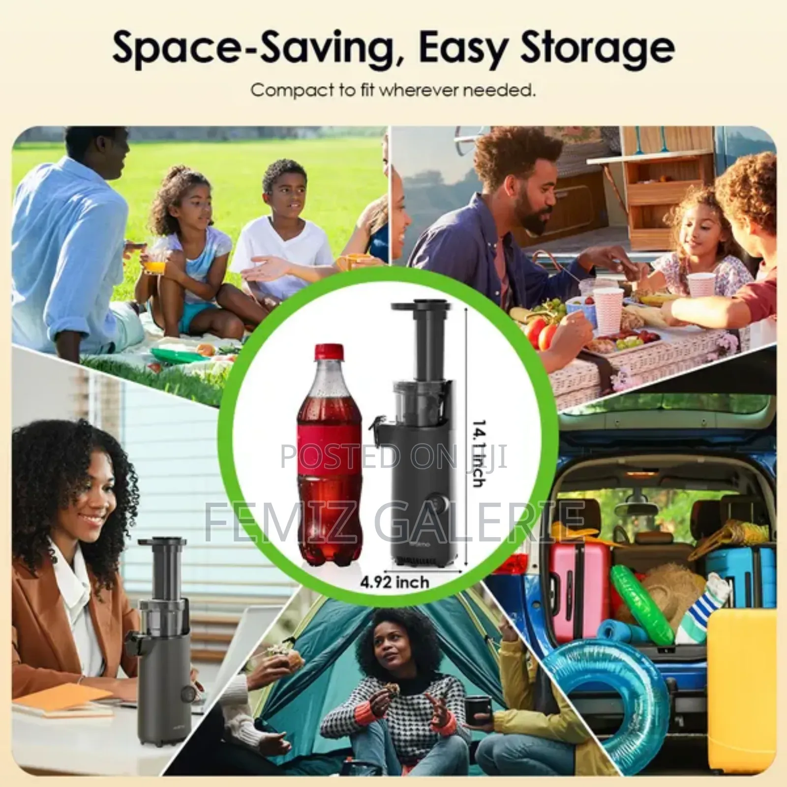 Oraimo Easyjuice Mini Portable Slow Juicer