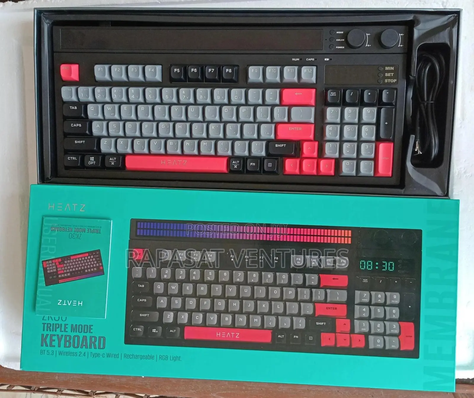 Heatz Zk30 Triple Mode Keyboard