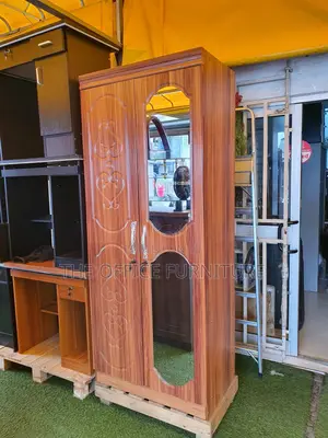 Brown Two(2) Doors Wardrobe