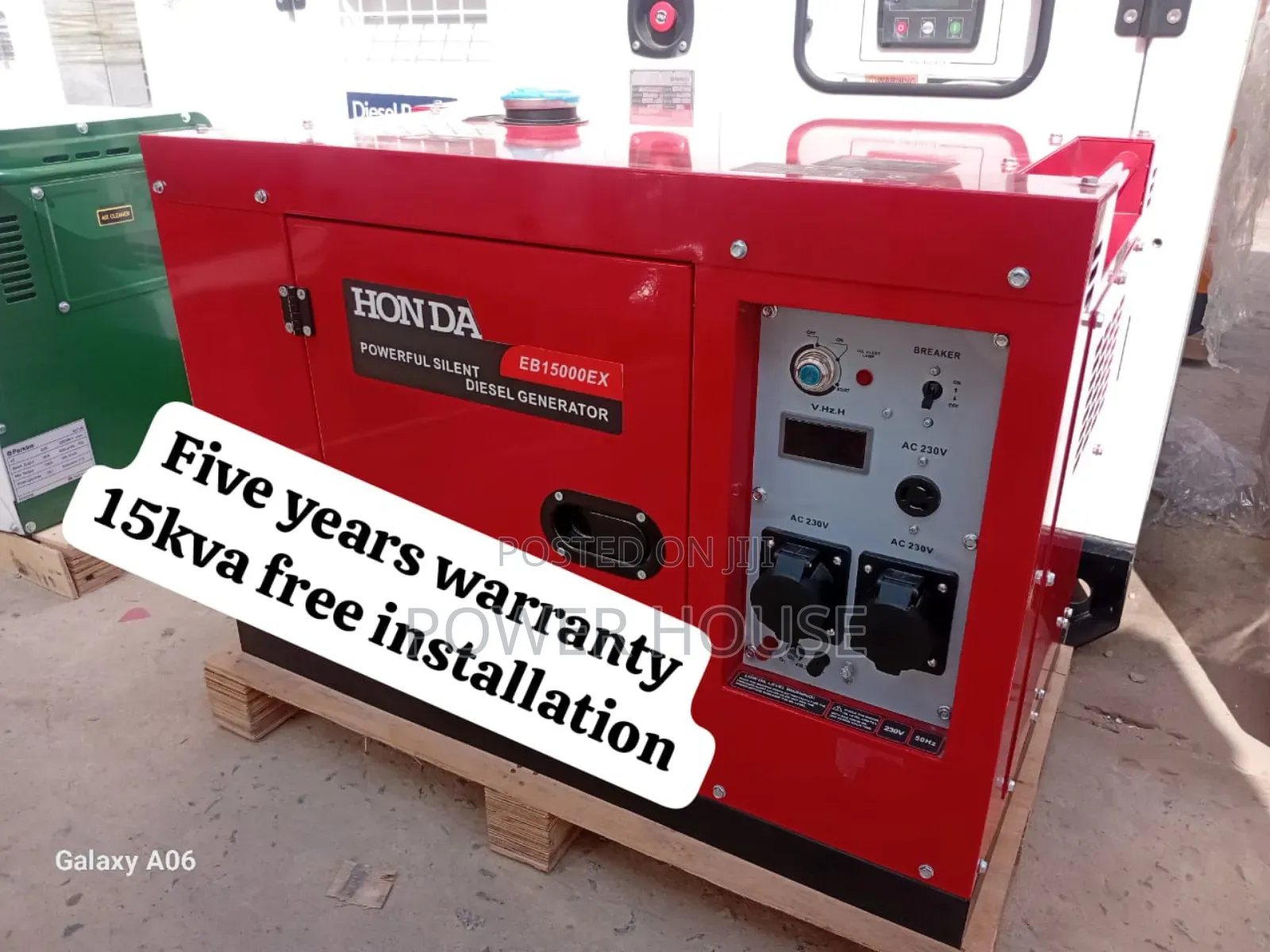Remote Hassle Free Honda Diesel Generator
